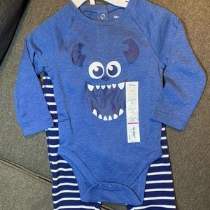 Boys’ 2-piece set long-sleeve bodysuit with  pants